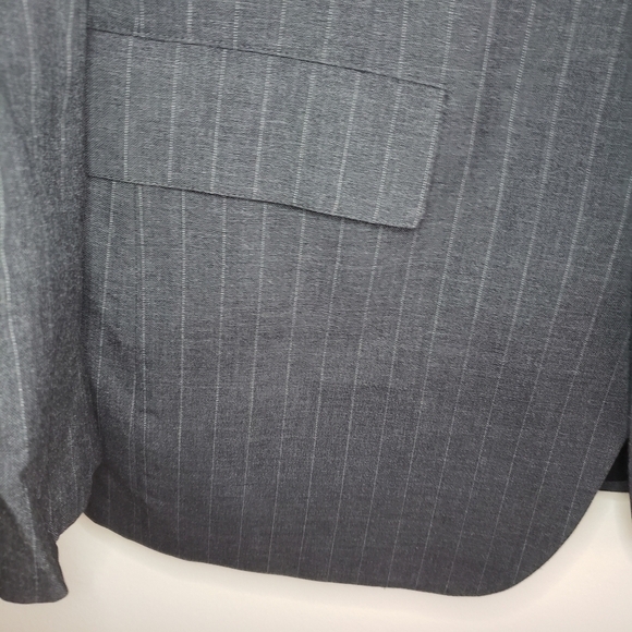 Brooks Brothers Pinstripe 100% Wool Suit Jacket - Picture 7 of 7